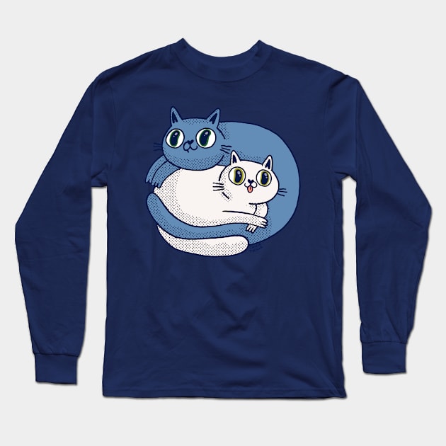 Cat duo Long Sleeve T-Shirt by Tania Tania